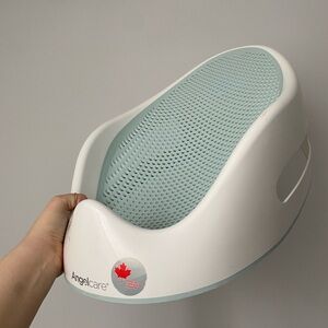 Angelcare Baby Bath Support - White and Blue